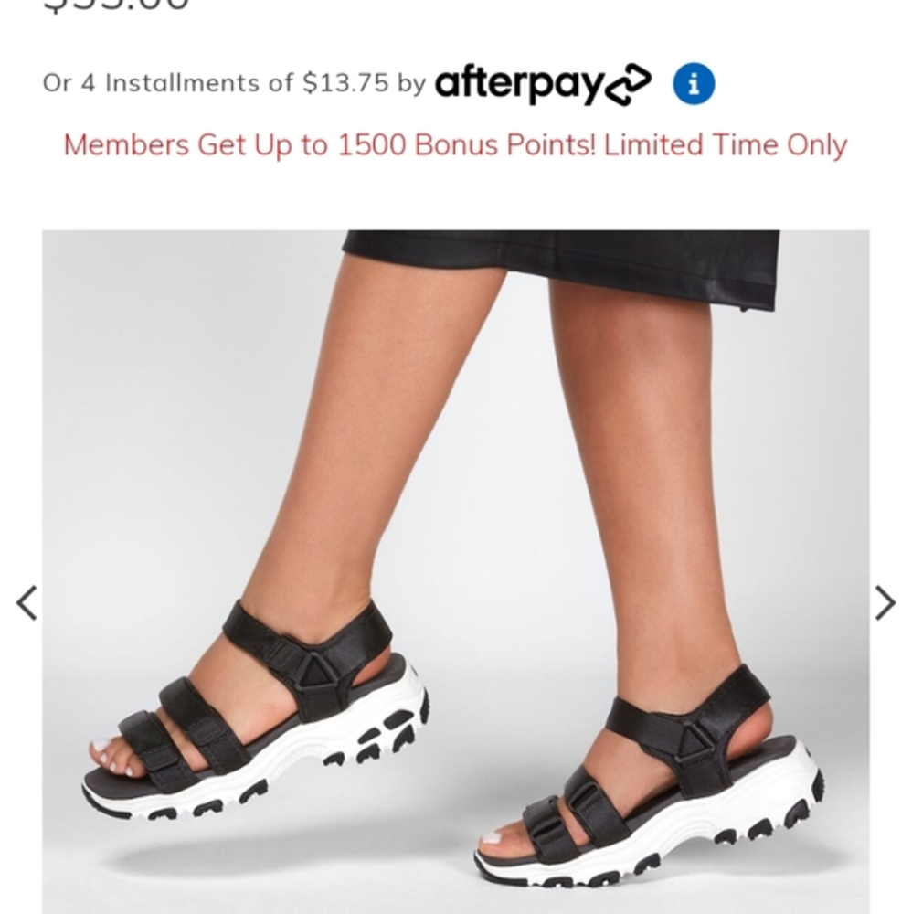 Skechers women's size 8 D'Lites sandals